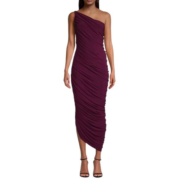 Norma Kamali Diana Gown - Size M/38 - Plum - Picture 1 of 8